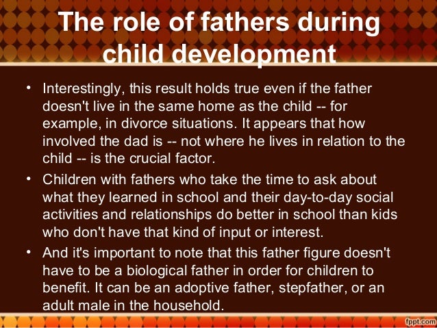 The Role of the Father in Child Development